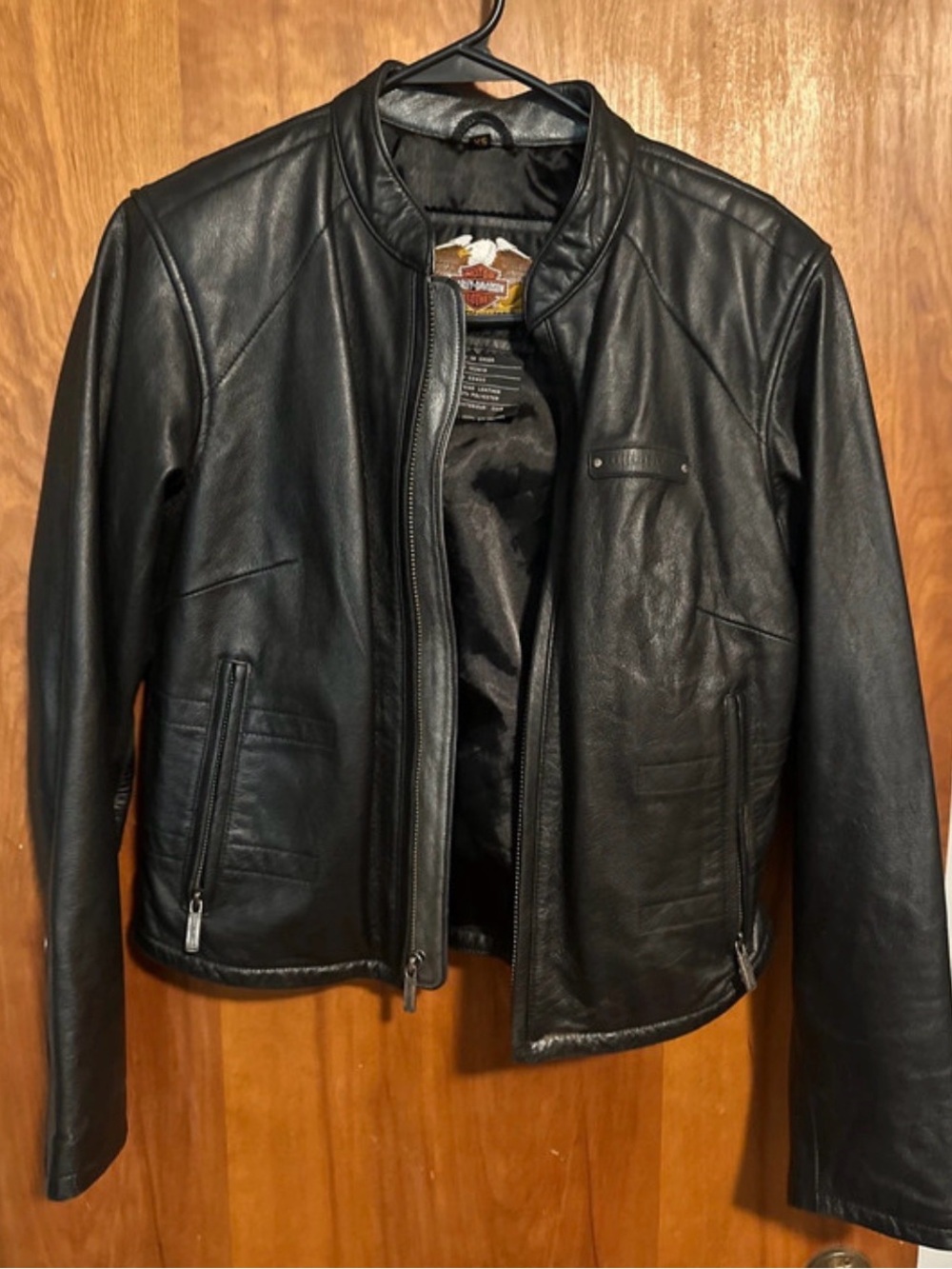 Harley-Davidson Black Women’s Leather Biker Jacket